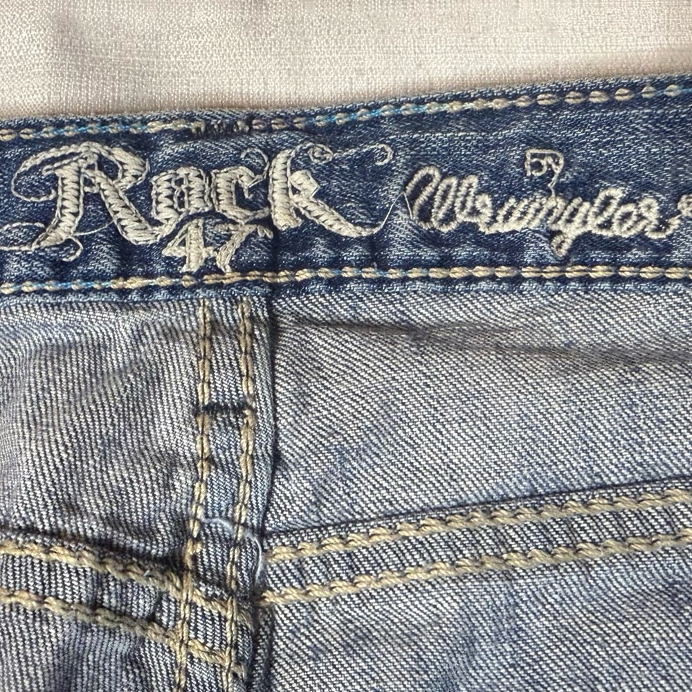 Rock '47 By Wrangler Women’s Boot Cut Denim Jeans Medium Wash Size 31 - Picture 5 of 11